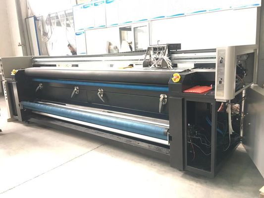 이중 CMYK 색깔 깃발 인쇄기는 3 Epson를 가진 직물 인쇄기에/4720의 인쇄 머리를 지시합니다