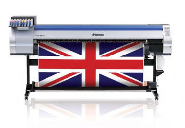 히이터 기계 이중 CMYK 색깔을 가진 1800mm 승화 깃발 Mimaki 직물 인쇄 기계