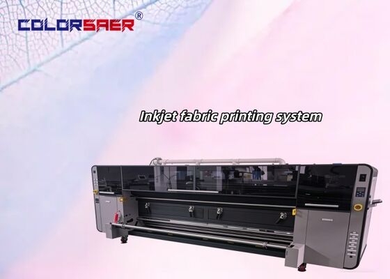 SAER COLOR 장수기 디지털 대형 포맷 3200mm 인쇄 너비 자동 롤에서 롤 천 인쇄 기계