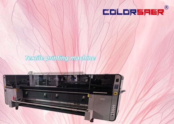 SAER COLOR 폴리에스테르 직물 / 면재 프린터용 고성능 디지털 깃발 직물 인쇄 기계
