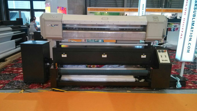 이중 CMYK 색깔을 구르는 폴리에스테 직물 Mutoh 승화 인쇄 기계 잉크젯 프린터 목록 0